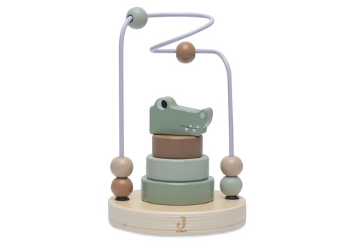 [510789] Jollein | Educatief Speelgoed Croco Houten Spiraal 