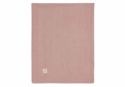 [510812] Blanket Cradle 75x100cm Cosy Knit Wild Rose
