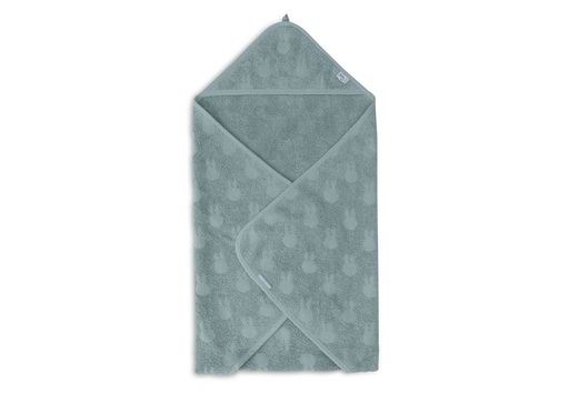 [510838] Jollein | Badcape Miffy Jacquard Badstof Sea Green Groen 75x75cm