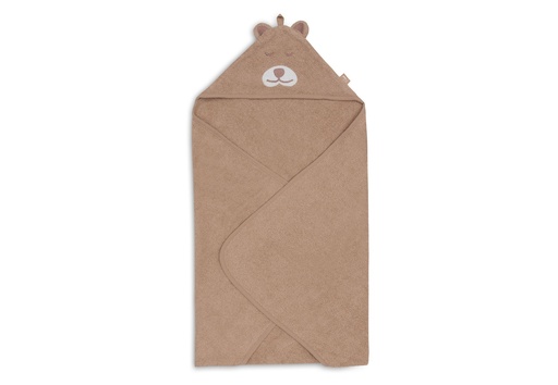 [510842] Jollein | Badcape Jungle Jambo Cheetah Badstof  Bruin 75x75cm