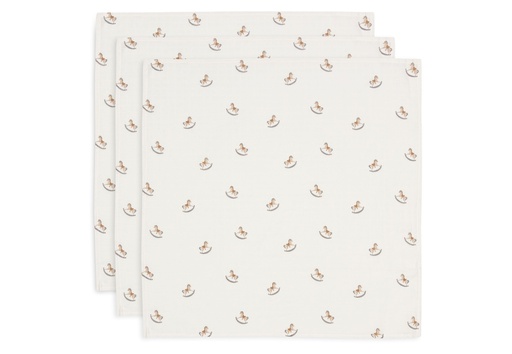 [510852] Jollein | Tetra Doek Nostalgic Ride 70x70cm 3-pack