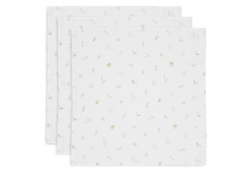 [510853] Jollein | Tetra Doek Lovely Birds Muslin 70x70cm 3-pack