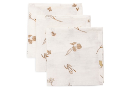 [510878] Jollein | Monddoekje Riverside Tetra 31x31cm 3-pack