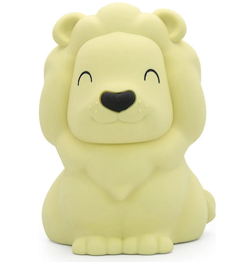 [399581] NACHTLAMP DRAADLOOS, lion Nala, siliconen, met USB oplaadkabel, timer 15 min, 7 licht modules 