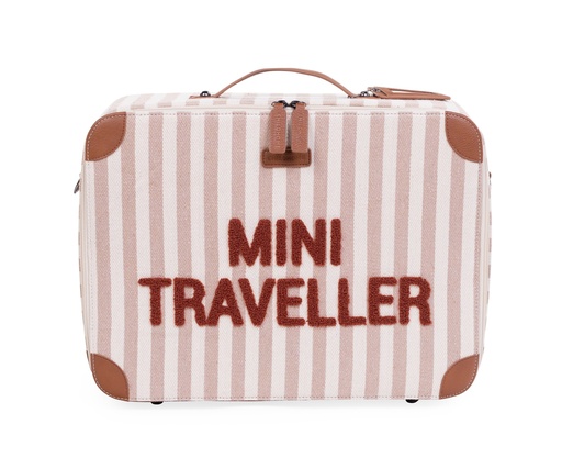 [481076] Childhome | Reiskoffer Mini Traveller Stripes Nude 