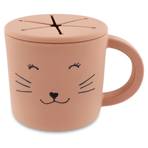 [485549] Trixie | Snack Cup Mrs. Cat Siliconen Roze 200ml