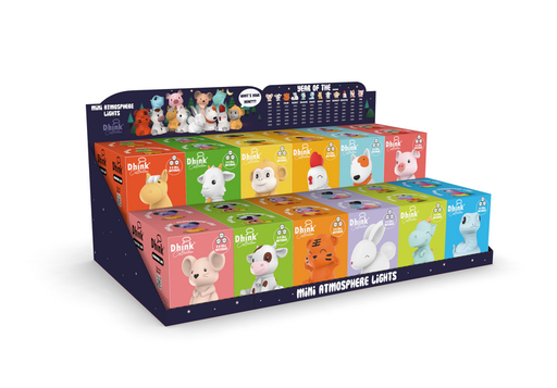 Dhink | Nachtlamp Draadloos Mini Athmosphere Lights Siliconen incl. Batterijen Timer 15min