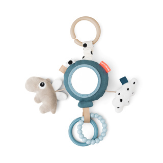 [456700] Done By Deer | Maxi-Cosi Hanger Happy Clouds To Go Activity Mirror Blauw