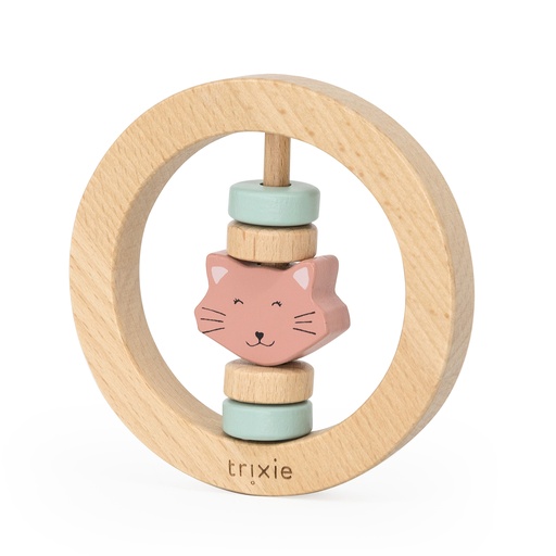 [485473] Trixie | Rammelaar Mrs. Cat Hout Rond Roze Ø9cm