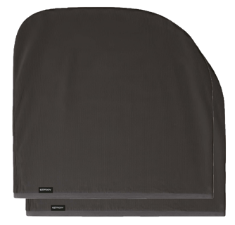 [471161] Ezimoov | Zonnescherm S Zwart Schuift Rond Raamstijl vr Zijraam 2st