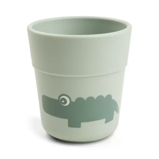 [472315] Done by Deer | Drinkbeker Foodie Mini Mug PP Croco Groen 135ml