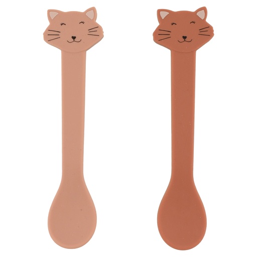 [485552] Trixie | Lepel Mrs. Cat Siliconen Roze 2-Pack 