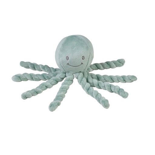 [522544] Nattou | Pluche Knuffel Lapidou Octopus Kopergroen 7,5cm
