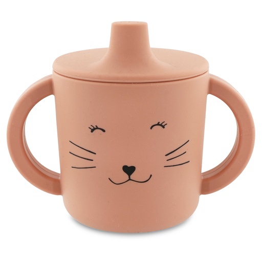 [485540] Trixie | Drinkbeker Mrs. Cat Tuitbeker Siliconen Roze 200ml 
