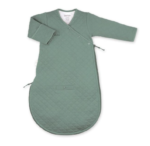 [525052] Bemini | Slaapzak Pady Quilted Green Jersey 1.5 TOG 1-4M