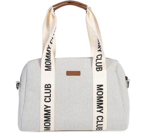 [526530] VERZORGINGSTAS, Mommy Club, off white, ecru, uni, draagtas met luiermat, canvas, +luiermat, +schouderriem, 2024 