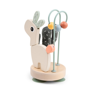 [478012] Done by Deer | Speelgoed vr Eetstoel Stick & Stay Activity Island Lalee Sand +6M