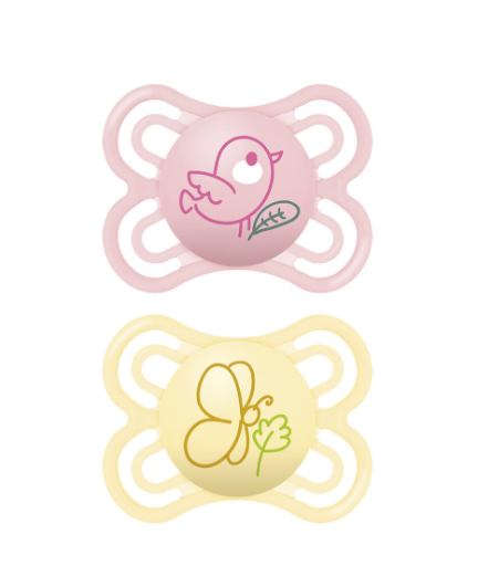 [527458] MAM | Fopspeen Perfect Silicon Roze 0-6m