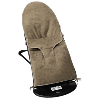 [478139] Timboo | Inlegkussen vr Relax Babybjorn Balance Soft/Bliss met Gordelopeningen Jungle Green 40x76cm 