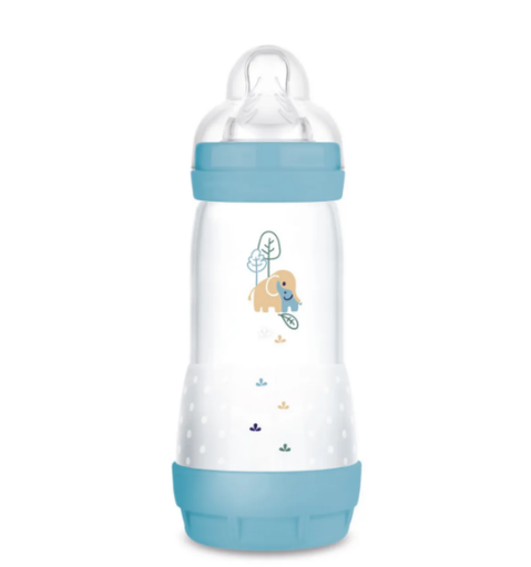 [527508] Mam | Breedhalsfles Easy Start Anti Colic Mat Blauw 320ml