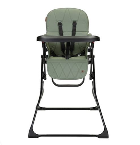 [384926] Topmark | Eetstoel Lucky black/green | inklapbaar