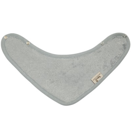 [478152] Timboo | Spuugdoekje/Bandana Dubbellaags Drukknopensluiting Bamboe Moon Blue Blauw 36x20cm