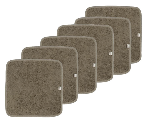 [478254] Timboo | Droge Doekjes vr Gelaat/Billetjes Bamboe Jungle Green Groen 6-pack