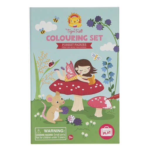 [530105] Tiger Tribe | Kleurboek Colouring Set Forest Fairies