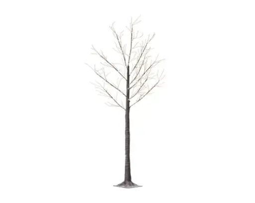 [417230] Lumineo | Verlichting Led Boom Snowy Branch Bruin/Warm Wit Ø110x220cm Buiten