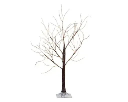 [366902] Lumineo | Verlichting Led Boom Snowy Branch Bruin/Warm Wit Ø90x150cm Buiten