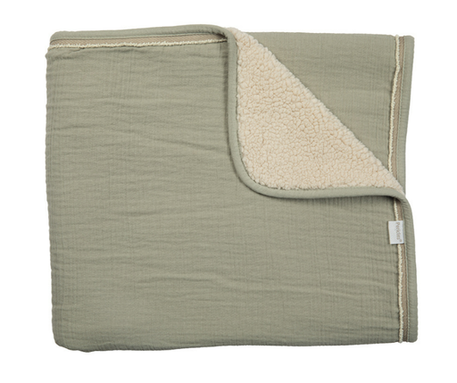 [531002] Pericles | Deken Bed Avocado/Creme  1.5TOG 100x150cm