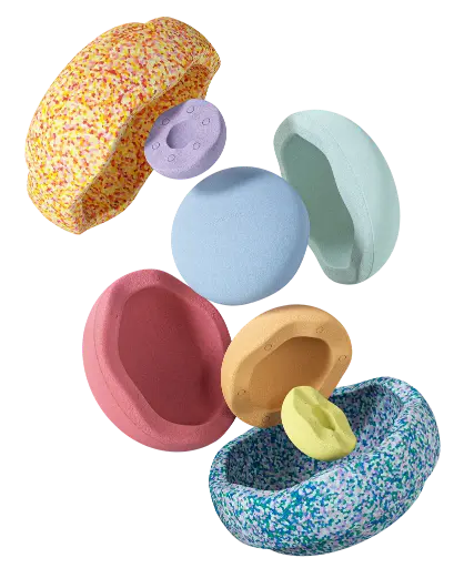 [531178] Stapelstein | Summer Rainbow Set Pastel 