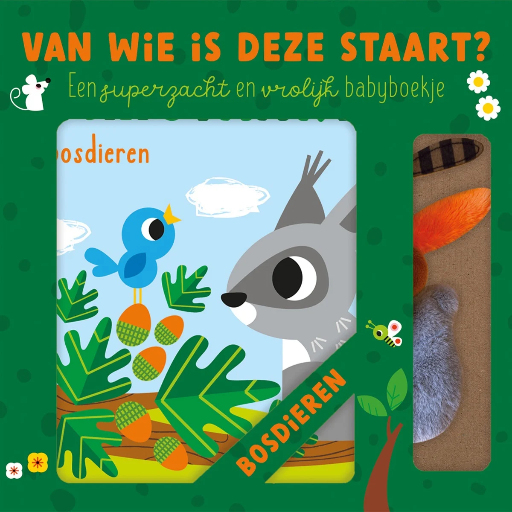 [531241] De Lantaarn | Boek "Van Wie Is Deze Staart?" Bosdieren
