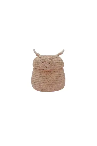 [531418] Lorena Canals | Mand Basket Mini Peggy The Pig Ø17x15cm