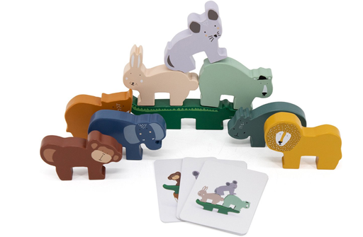 [485502] Trixie | Stapeldieren Dieren Hout Multikleur