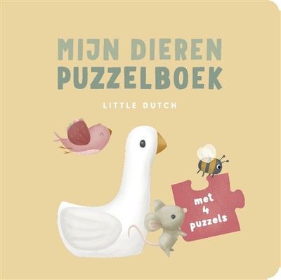 [453284] Little Dutch | Boek Mijn Dieren Puzzelboek