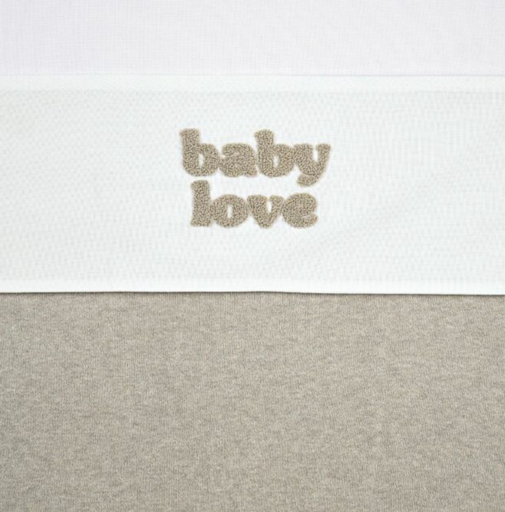 [533482] Meyco | Laken Wieg Love Sand Melange 75x100cm