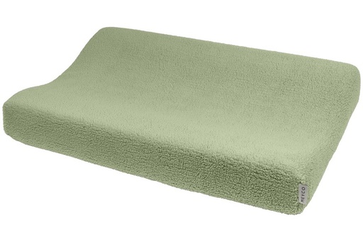 [533511] Meyco | Waskussenhoes Teddy Olive Green 50x70cm