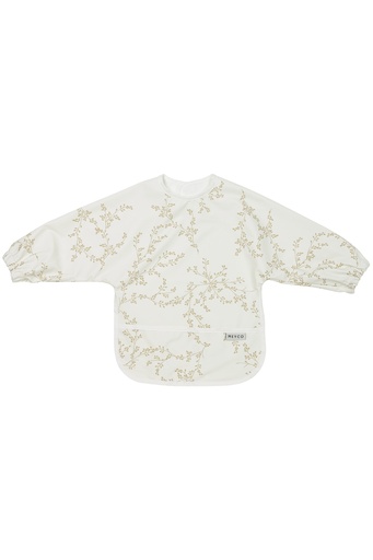 [533516] Meyco | Slabbetje Met Mouwen Branches Sand Ecru