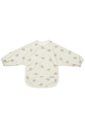[533518] Meyco | Slabbetje Met Mouwen Gingerbread Soft Sand Ecru