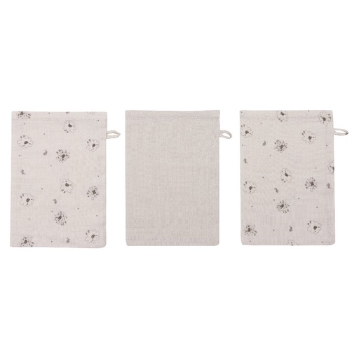 [533680] Bebe-Jou | Washandje Tiny Sheep Tetra 3-pack