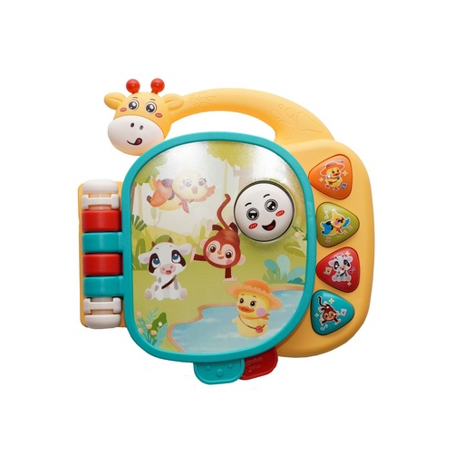 [533864] Bo Jungle | Liedjesboek Musical Giraffe Booklet +12m