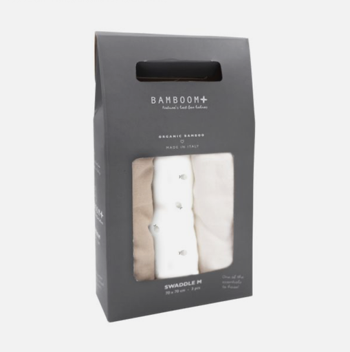 [534009] Bamboom | Tetra Doek Muslin Fishes M 70x70cm 3-pack