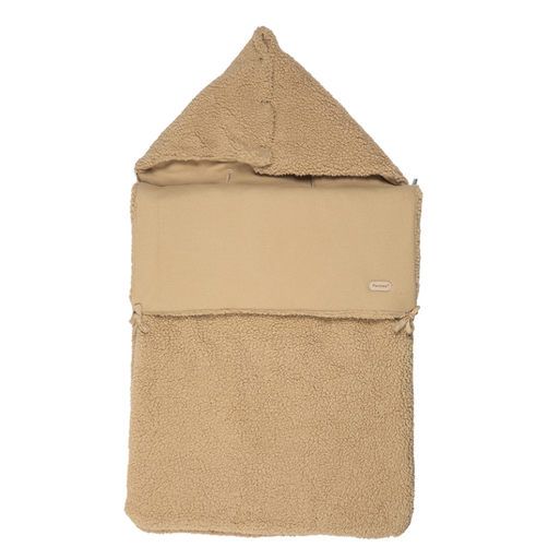 [534343] Pericles | Voetenzak vr Autostoel Groep 0+ Caramel Teddy Bruin