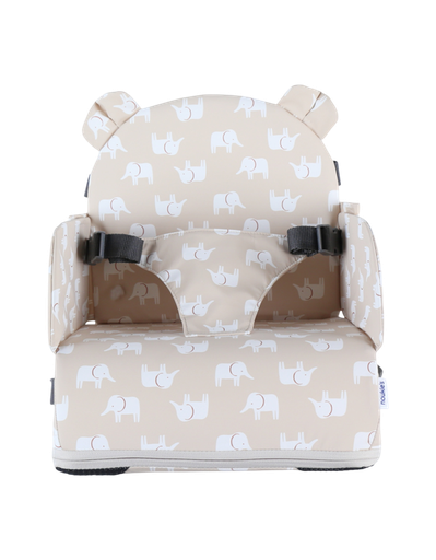 [534697] Noukies | Stoelverhoger Waterafstotend All Over Olifant Beige