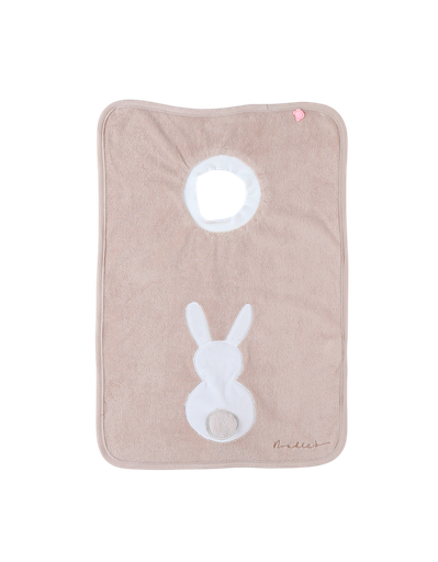 [534702] Noukies | Slabbetje Funny Moka Olifant Spons Beige