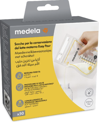 [534705] Medela | Moedermelkbewaarzakjes 210 ml 50-pack