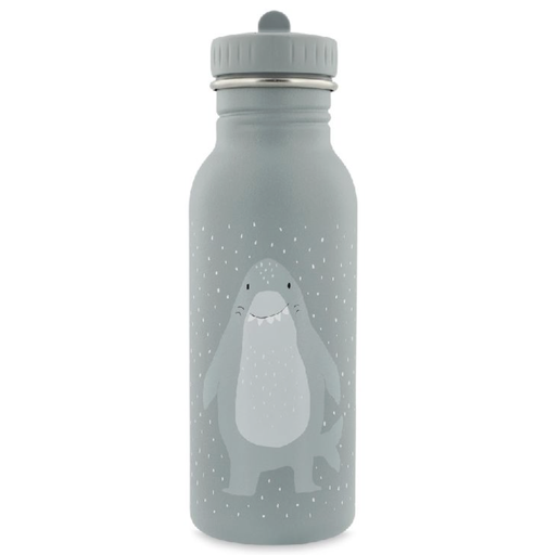 [485445] Trixie | Drinkfles Mr. Shark Blauwgrijs 500ml