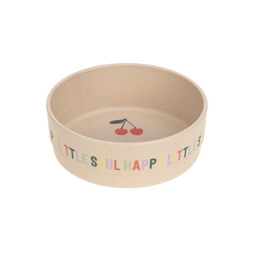 [496642] Laessig | Kom Bowl Happy Fruits Cherry Ecru PP/Cellulose