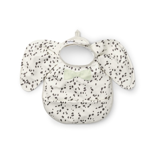 [535330] Elodie | Slabbetje Dalmation Dots met Kruimelvanger  
